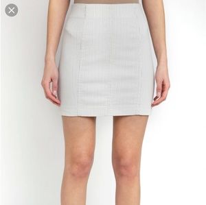 Free people modern femme vertical striped mini